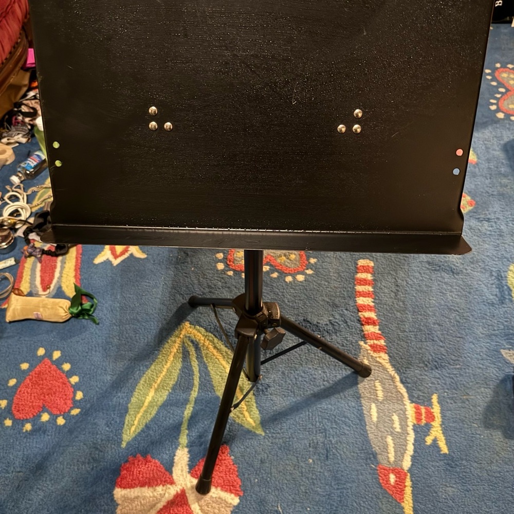 Black Network Music Stand
